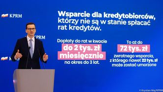Zaskakujące słowa premiera o kredytobiorcach: "nie chcemy, by stali się kolejnymi ofiarami wojny Putina"