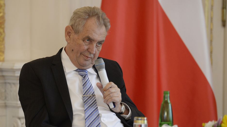 Prezydent Czech wrócił do szpitala po kilku godzinach