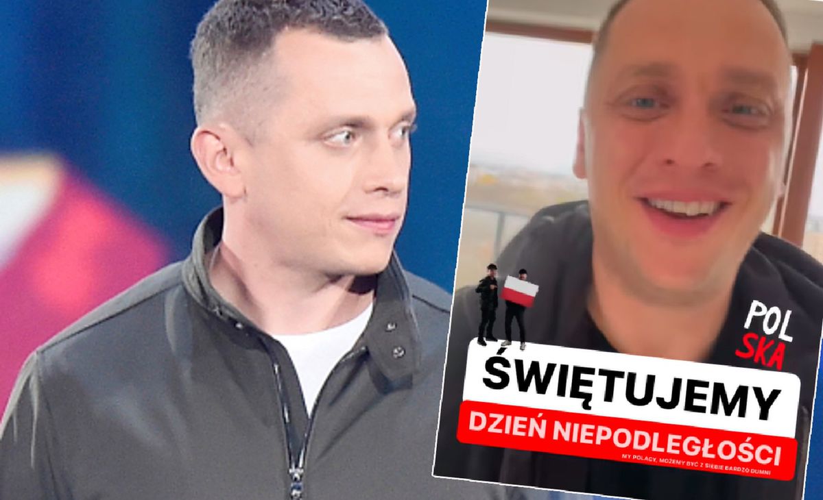 Wojciech Bojanowski z TVN24 pokazał, jak celebruje Narodowe Święto Niepodległości