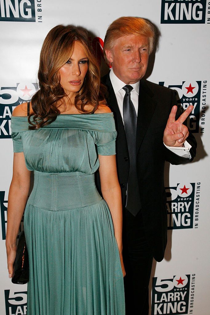 Donald and Melania Trump in 2007.