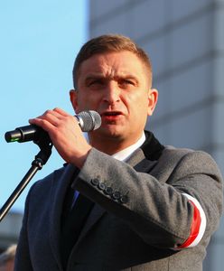 Bąkiewicz w przemówieniu o "kolaborantach" i "hołocie"