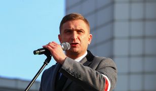 Bąkiewicz w przemówieniu o "kolaborantach" i "hołocie"