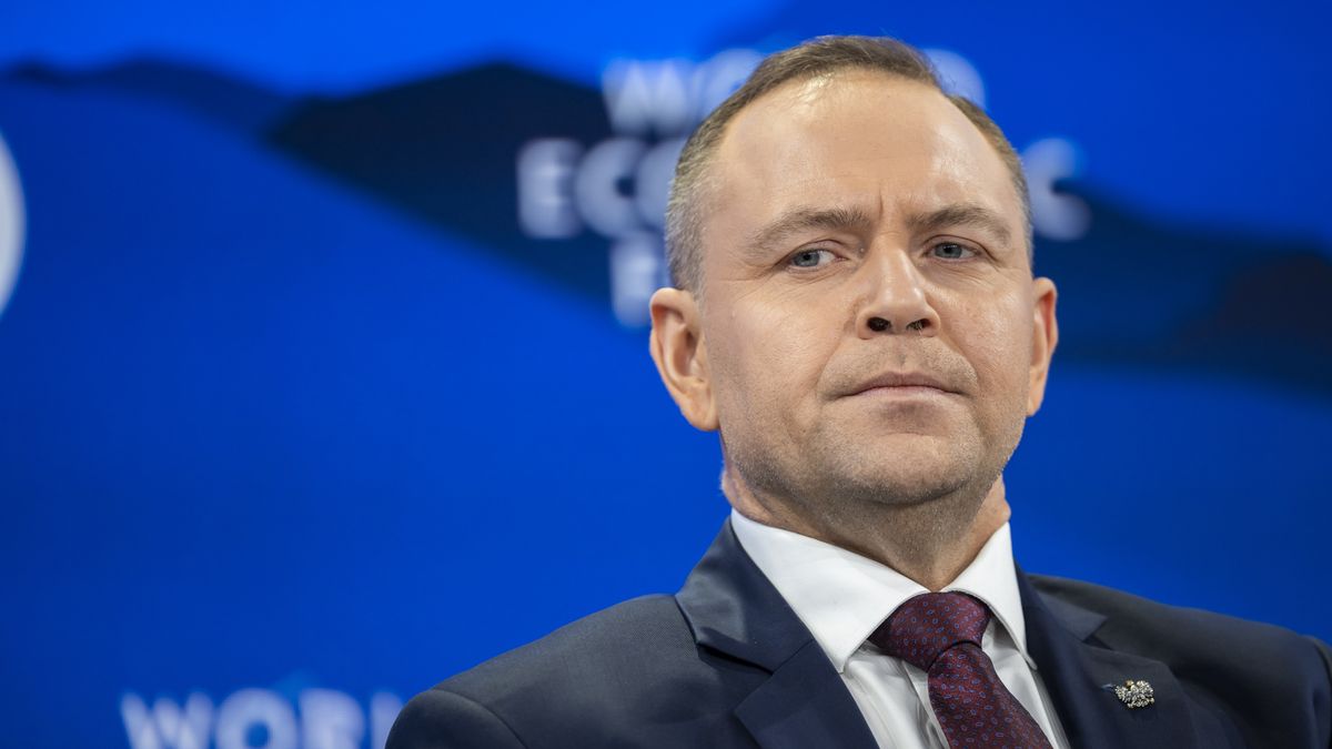 President of Poland Karol Nawrocki attends a panel discussion during the 56th annual meeting of the World Economic Forum (WEF) in Davos, Switzerland, 21 January 2026. The meeting under the topic 'A Spirit of Dialogue' brings together entrepreneurs, scientists, and corporate and political leaders in Davos and takes place from 19 to 23 January in Davos. EPA/GIAN EHRENZELLER Dostawca: PAP/EPA.