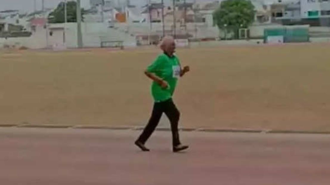 105-latka pobija rekordy w sprincie 