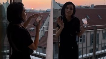 CORAZ SZCZUPLEJSZA Demi Moore kołysze się na balkonie w rytm nowego singla córki. Zachwyca? (FOTO)