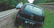 Pisz: Pijany kierowca wjechał do rowu