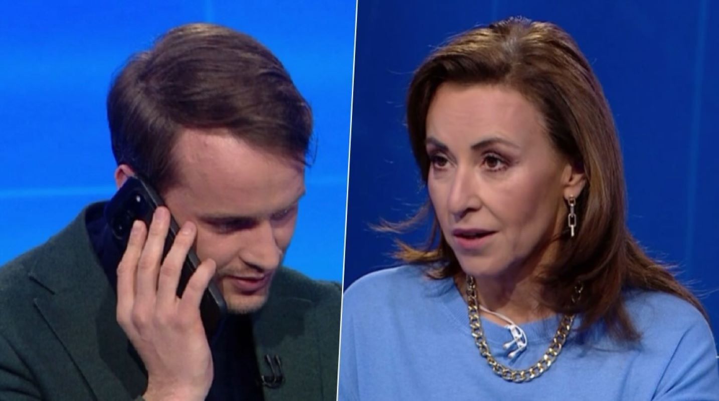 Polityk odebrał telefon na wizji. Dziennikarka TVP tylko na to czekała