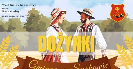 Dożynki w Surhowie 2024. W programie występy lokalnych artystów i zaproszonych zespołów