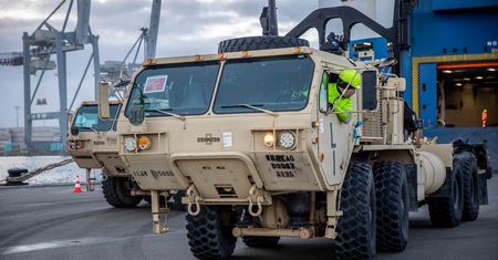 Wielki transport uzbrojenia z USA w Danii