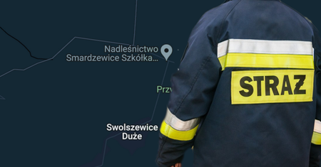 Tragedia w Swolszewicach Małych. Jedna osoba zginęła w pożarze domu