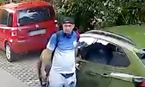 Wykorzystał fakt, że auto było otwarte. Policja szuka tego mężczyzny