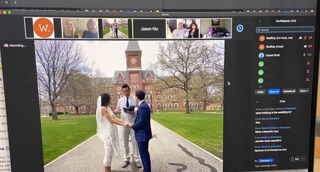 Serwis Wedfuly organizuje wirtualne śluby przez platformę Zoom