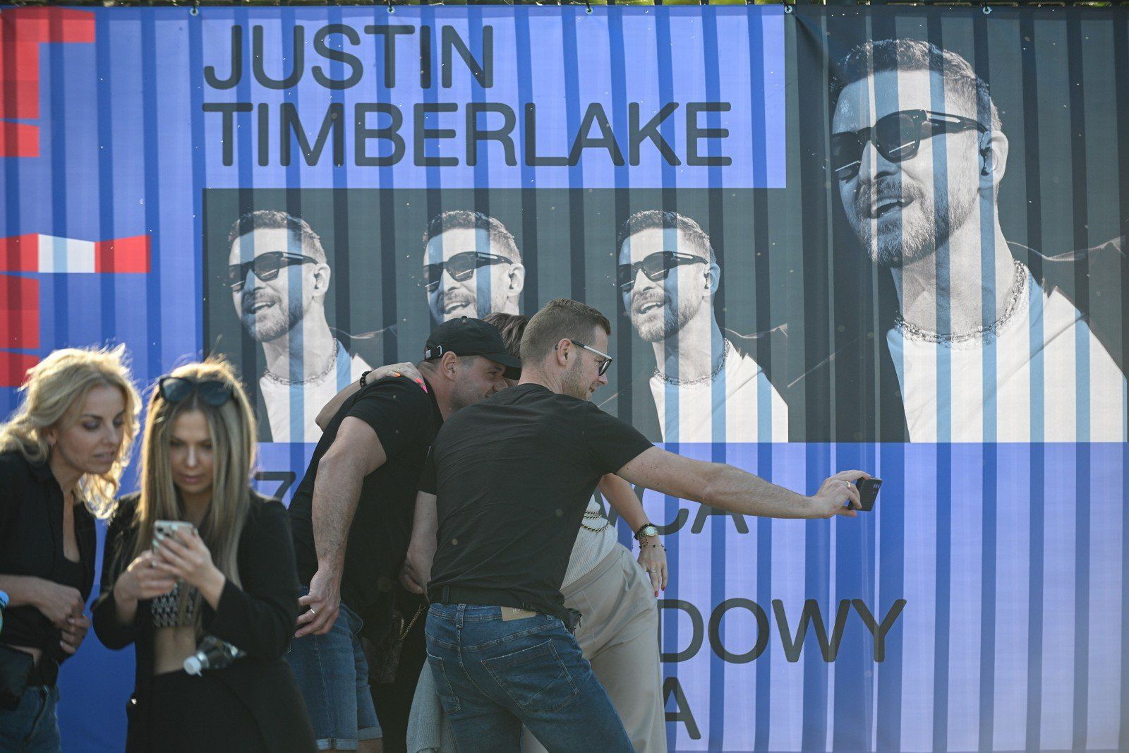 Fani przed koncertem Justina Timberlake&#39;a