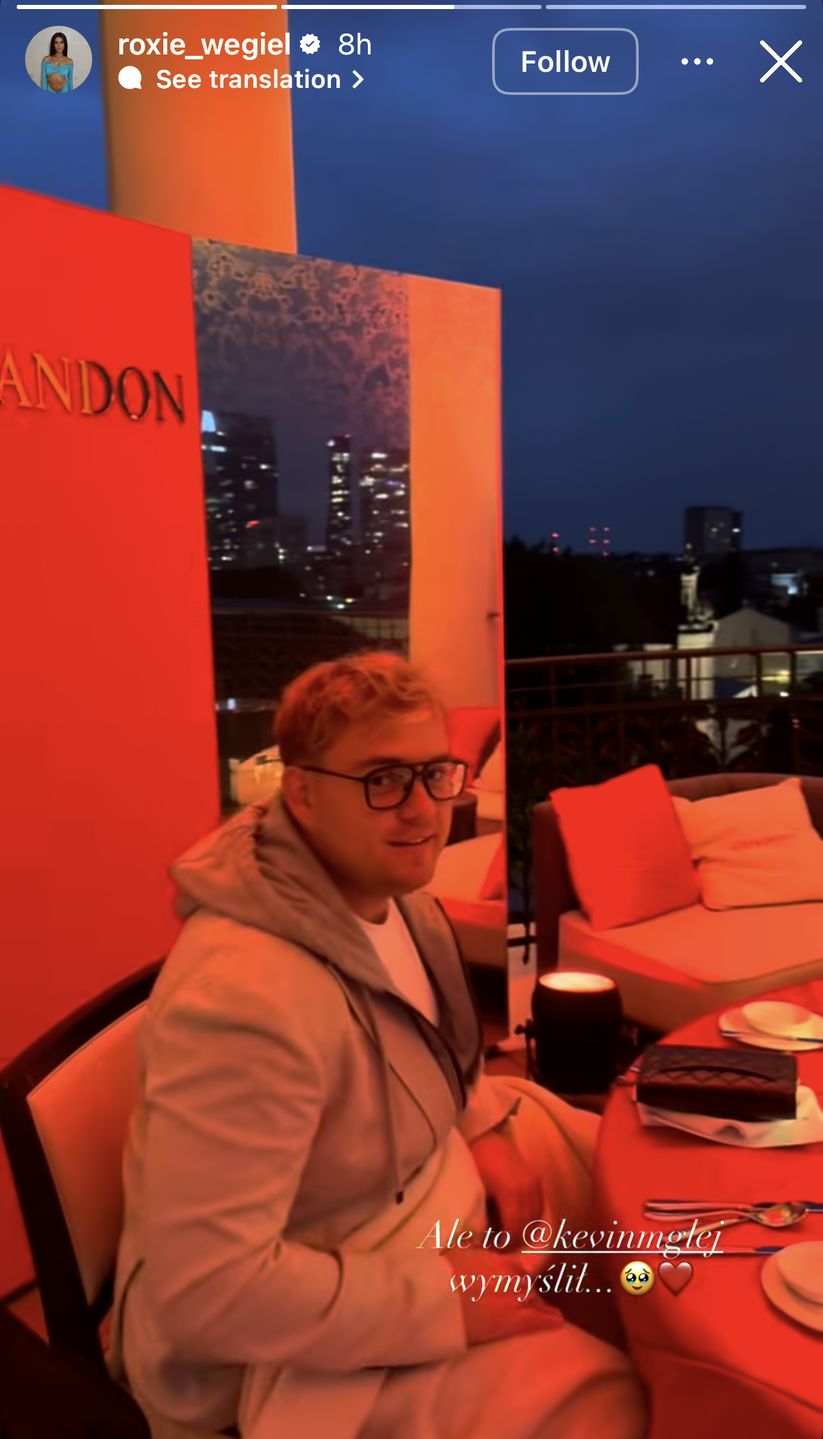 Kevin Mglej przygotował niespodziankę dla swojej żony
