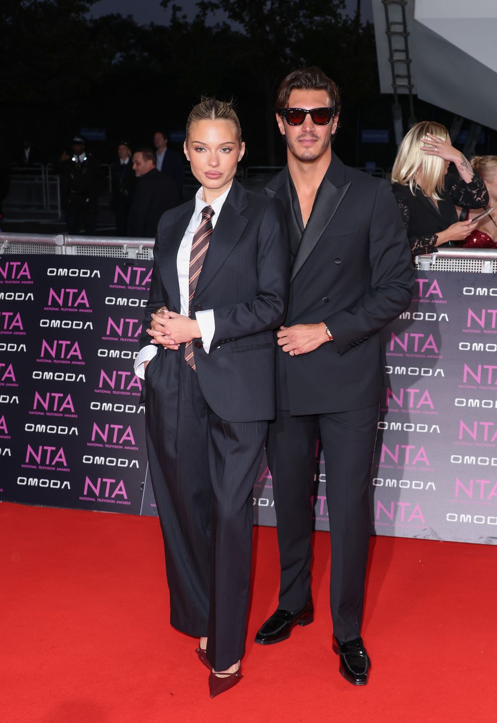 Julia Majchrzak i Lorenzo Alessi na National Television Awards 