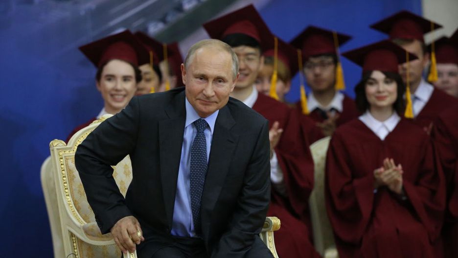 Russian President Vladimir Putin meets foreign investors in St.Petersburg
SAINT PETERSBURG, RUSSIA - JUNE 06 (RUSSIA OUT): Russian President Vladimir Putin attends a meeting with students at Saint Petersburg State University on June 06, 2019 in Saint Petersburg, Russia. Vladimir Putin is expected receive foreign leaders at the SPIEF 2019 Saint Petersburg Economic Forum planned on June 07. (Photo by Mikhail Svetlov/Getty Images)
Mikhail Svetlov
moscow