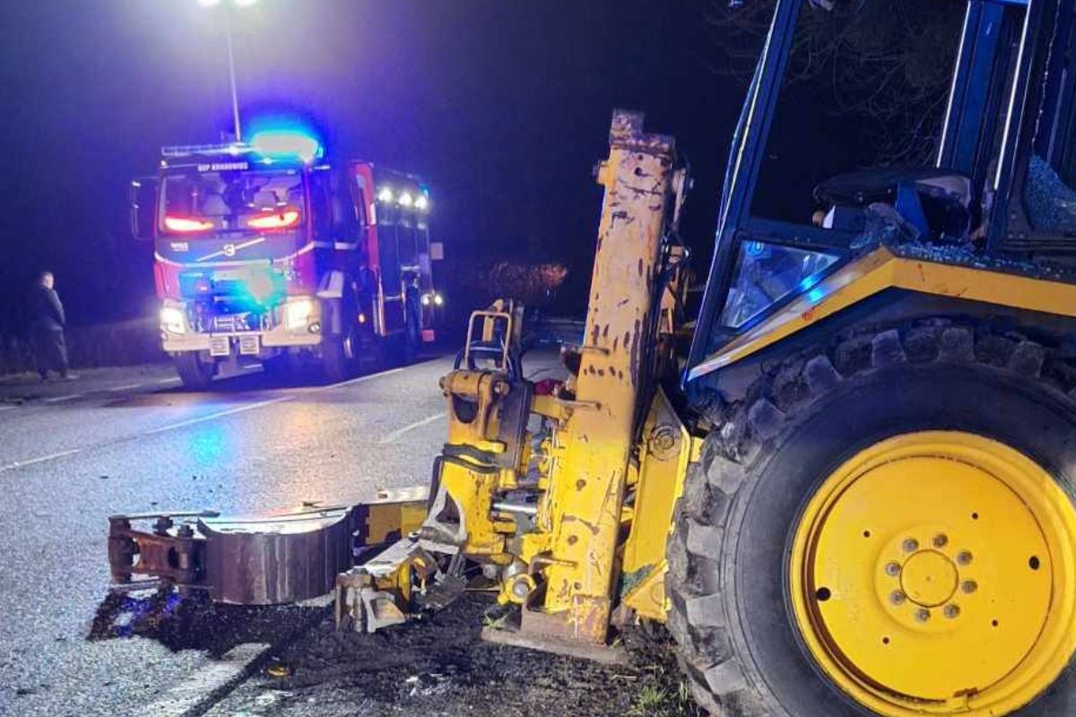 Tragedia pod Gorzowem. 29-latek zginął na miejscu. Kierowca koparki był pijany