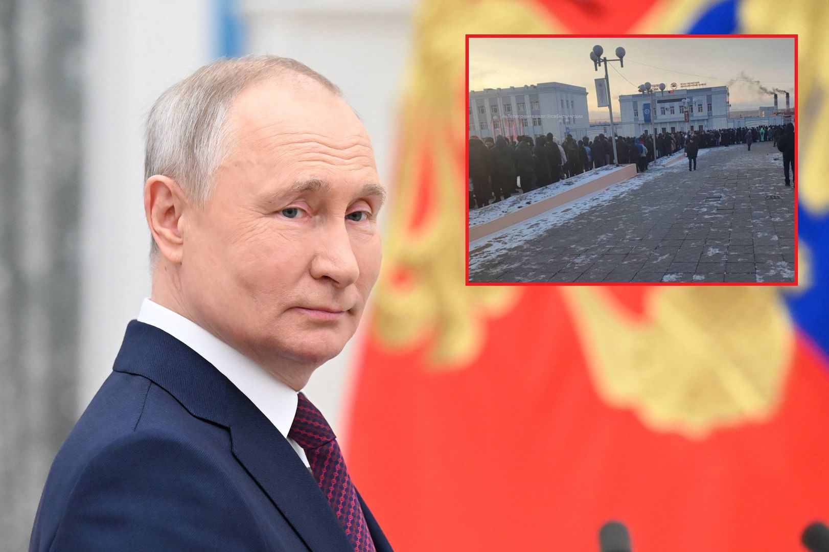Putin jedzie w Rosję. Szopka na ulicach Ułan Ude