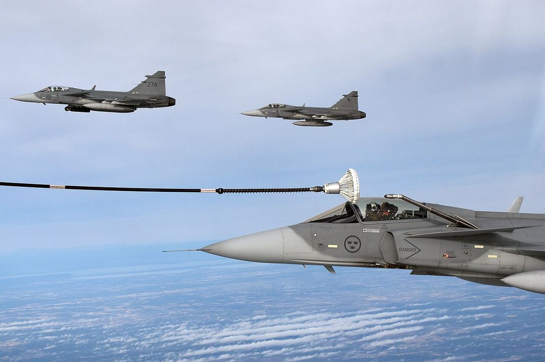 Swedish fighter jets in action (illustrative photo)