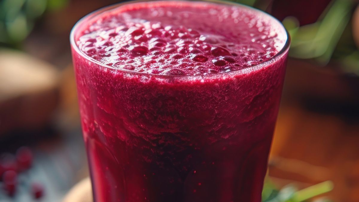 Koktajl z buraków i malin