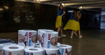 Papier toaletowy z Putinem w Kijowie. Zdjęcie robi furorę w internecie