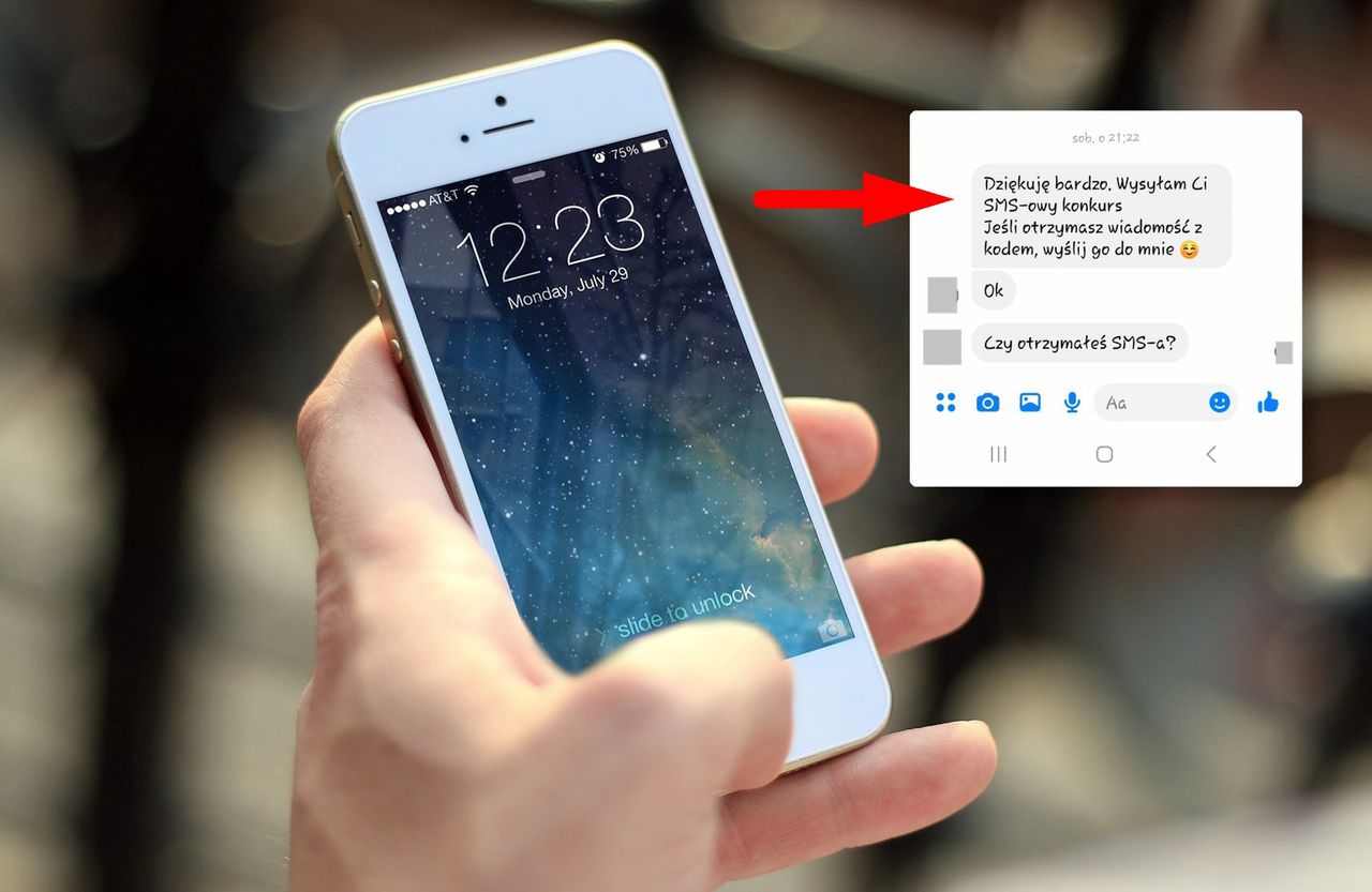 Dziwna wiadomość w Messengerze. Uwaga na "SMS z kodem"