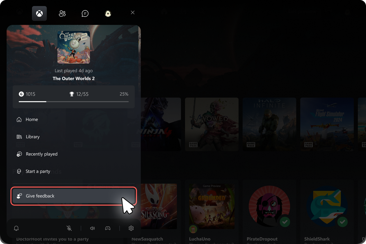 Nowy wygląd Xbox Cloud Gaming