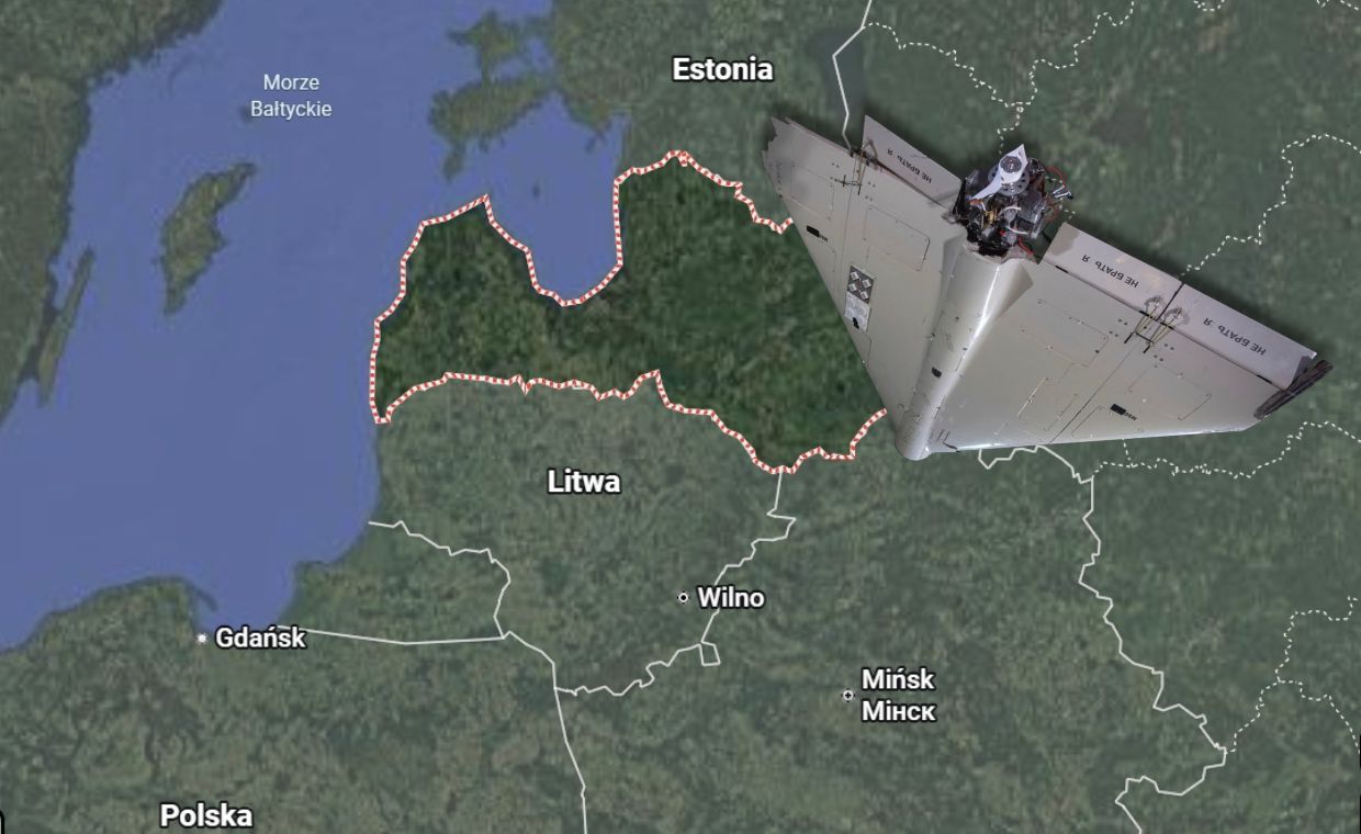 Dron z Rosji wtargnął do sąsiada. Łotwa bada incydent
