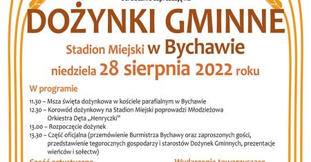 Dożynki Gminy Bychawa 2022. Wystąpią: Skalars, Dr Swag