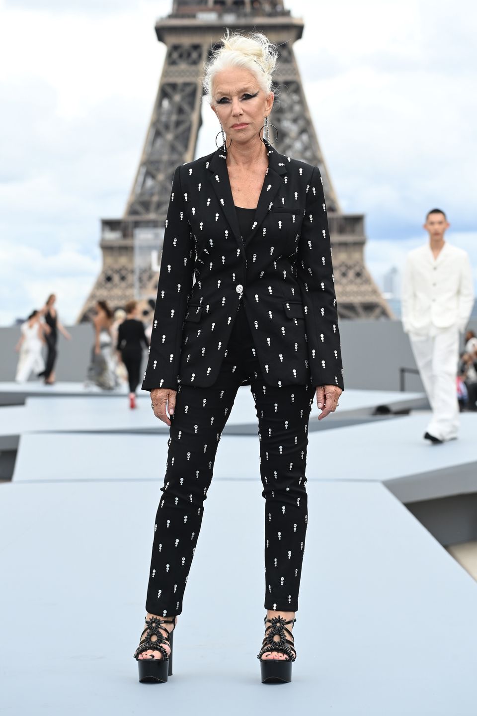 Helen Mirren na paryskim Tygodniu Mody