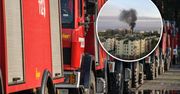 Warszawa: Nocny pożar hali. Akcja 70 strażaków