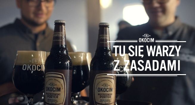 „Tu się warzy z zasadami” w reklamie piwa Okocim Mistrzowski Porter (wideo)