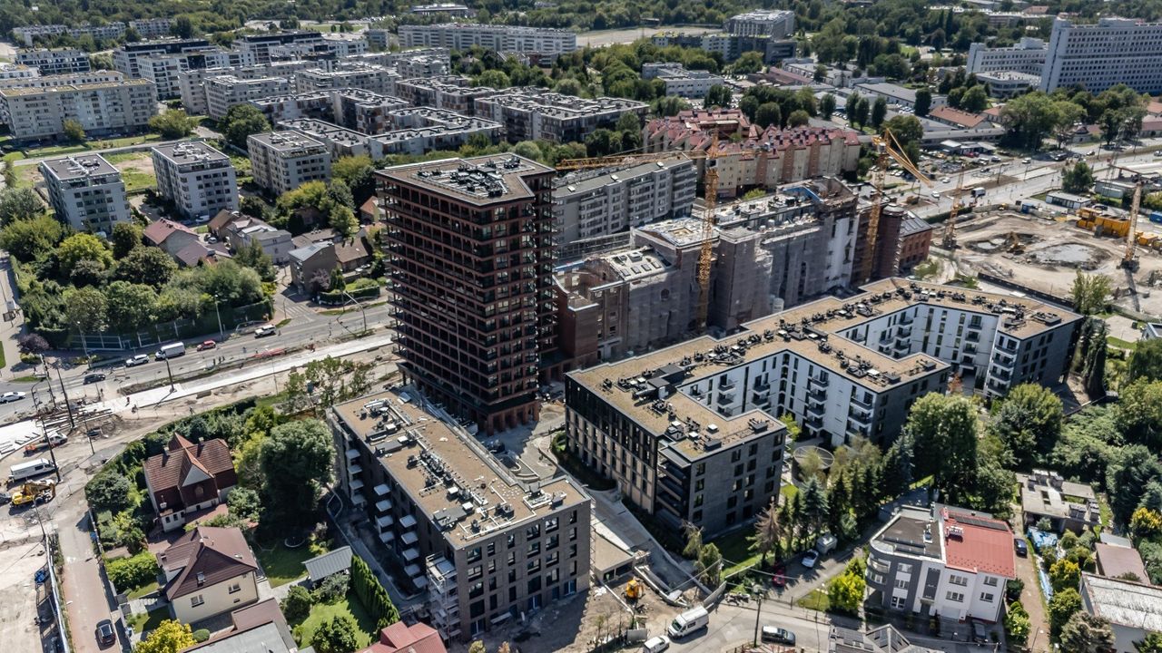 Kraków: Budowa osiedla w miejscu dawnych Zakładów Zbożowych postępuje