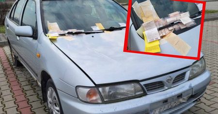 Absurd na lubelskim parkingu. Niektóre kwoty włożono w woreczki