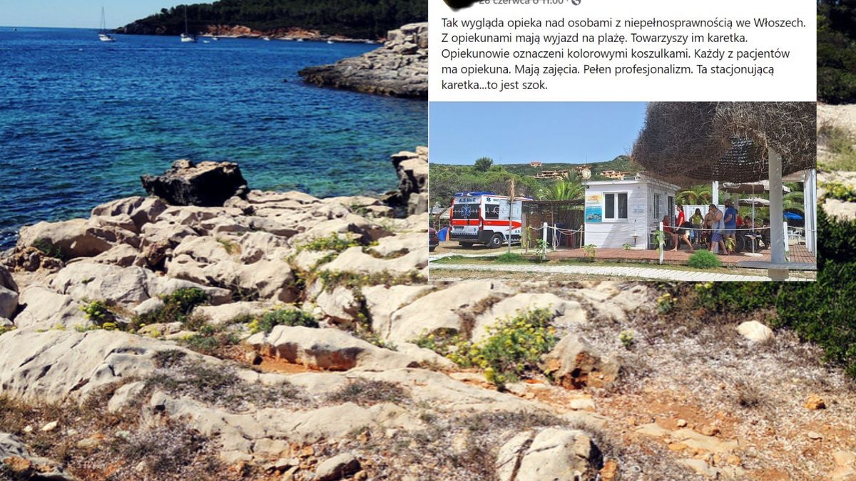 Pokazała zdjęcie z Sardynii. 