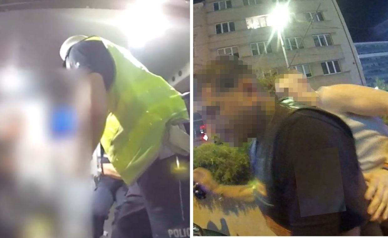 Obcokrajowiec szalał pijany na harleyu. Miał przy sobie kastet