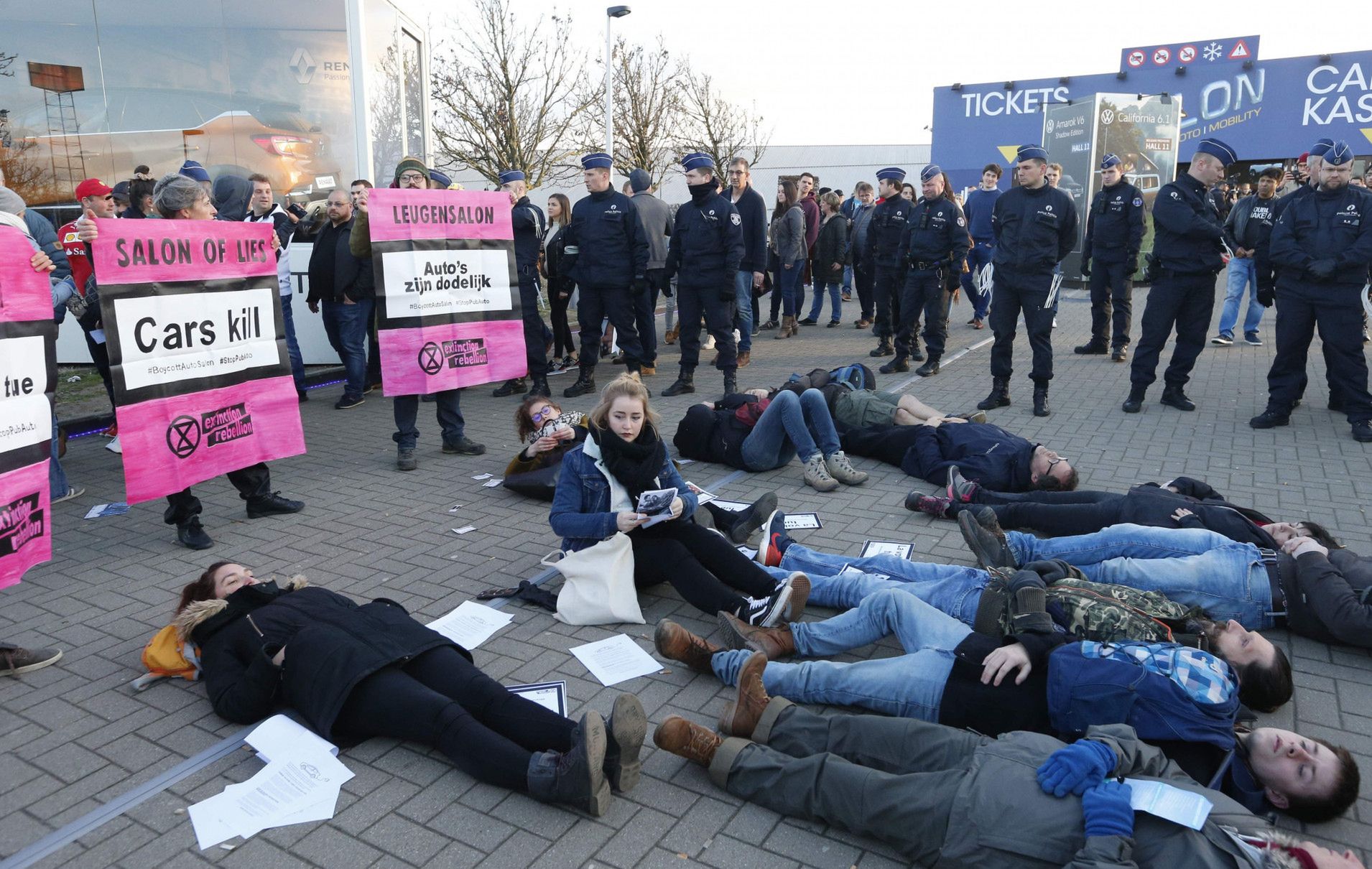 "Samochody zabijają". Punkt widzenia protestujących jest oczywisty