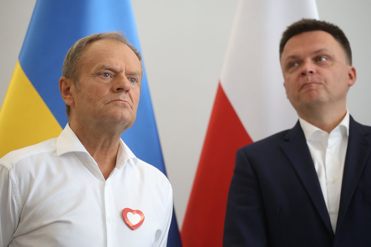 Hołownia ogłosił kandydaturę. Tusk zareagował