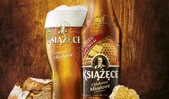 Piwo Książęce reklamowane w wariancie Chlebowo Miodowym