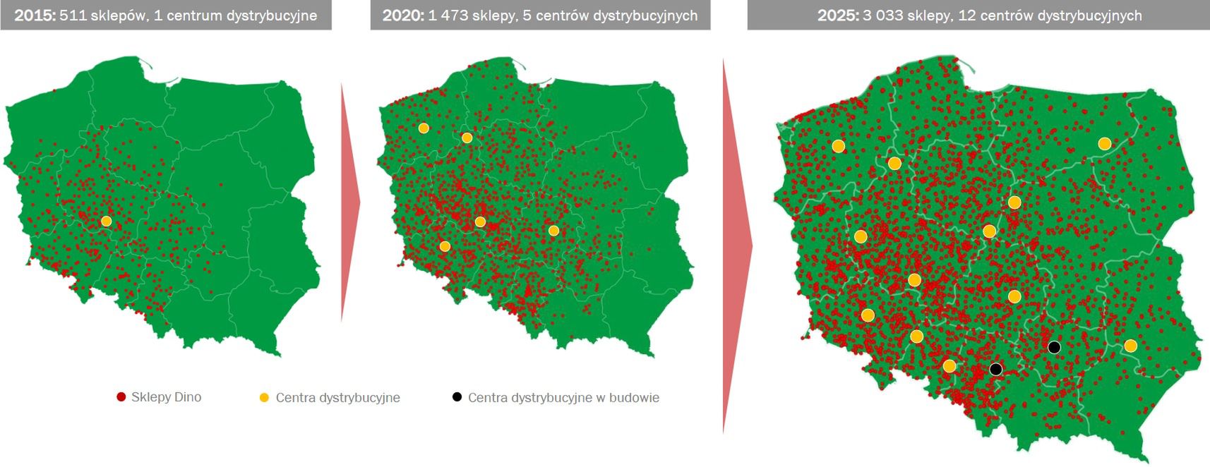 Wyniki grupy Dino Polska