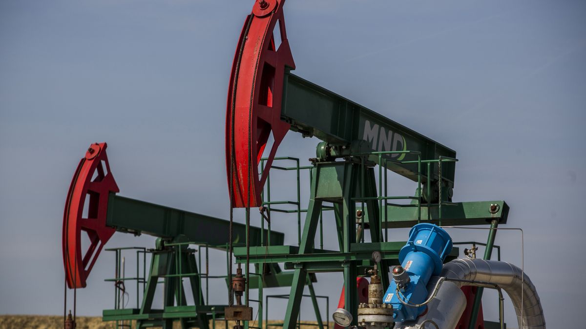 Zakład naftowy w miejscowości Uhřice 