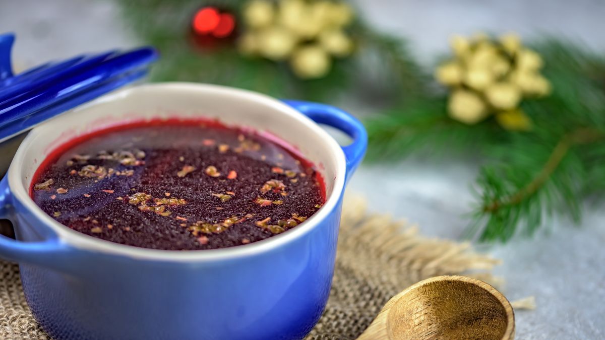 Barszcz czerwony na Wigilię