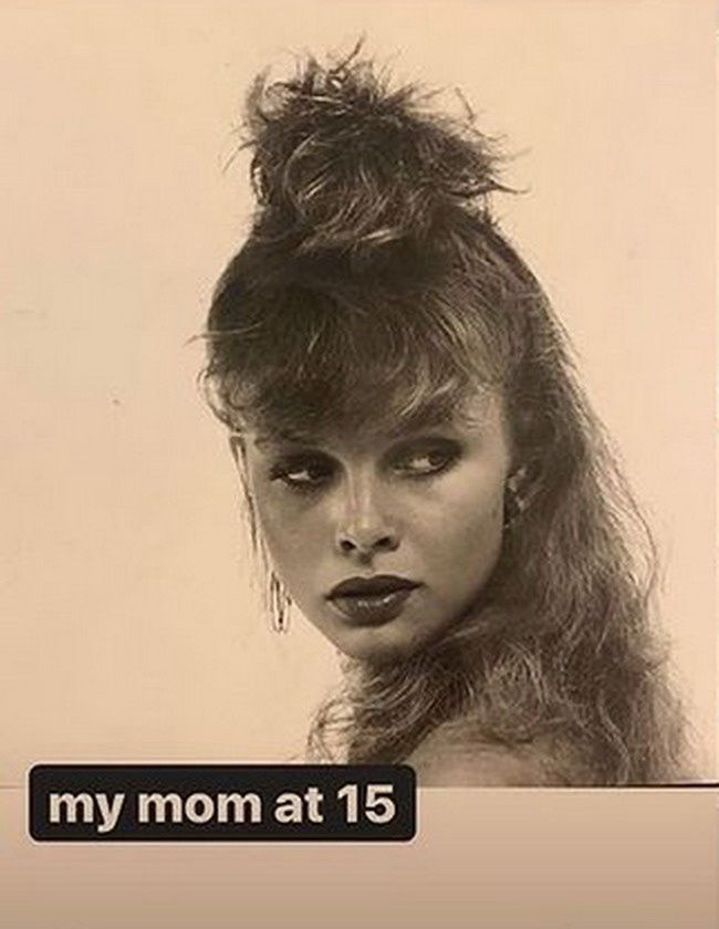Izabella Scorupco w wieku 15 lat