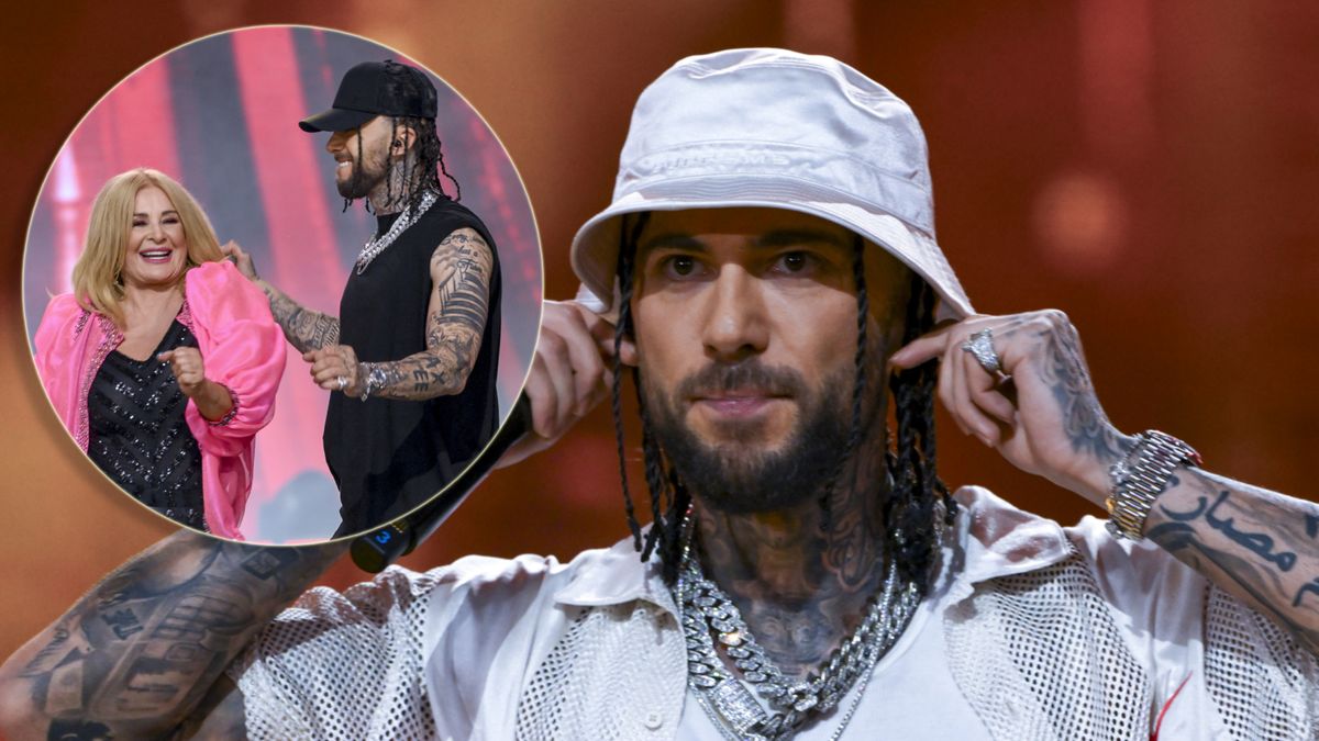 Malik Montana na Polsat Hit Festiwal (fot. AKPA)