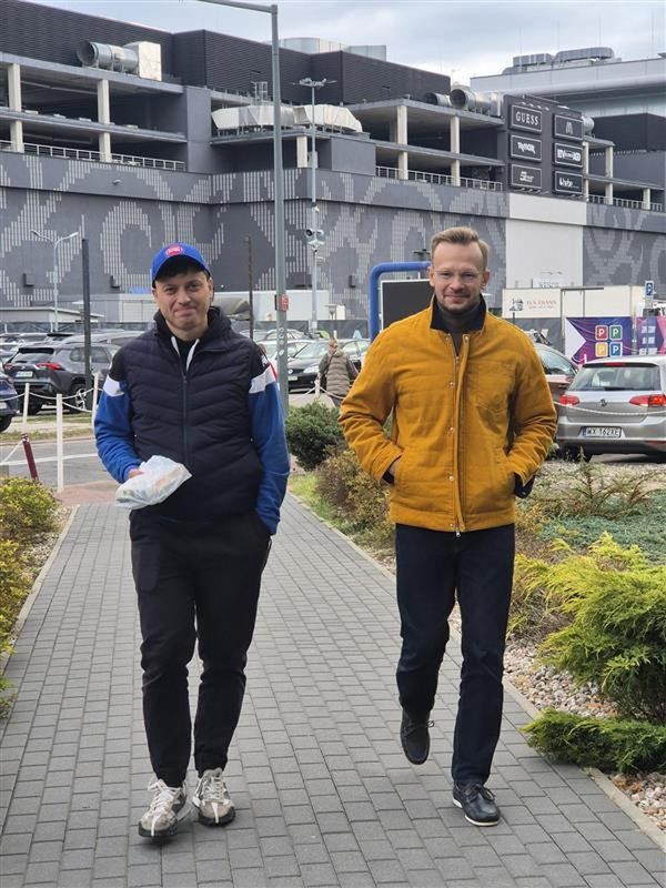 Piotr Witwicki i Przemysław Białkowski