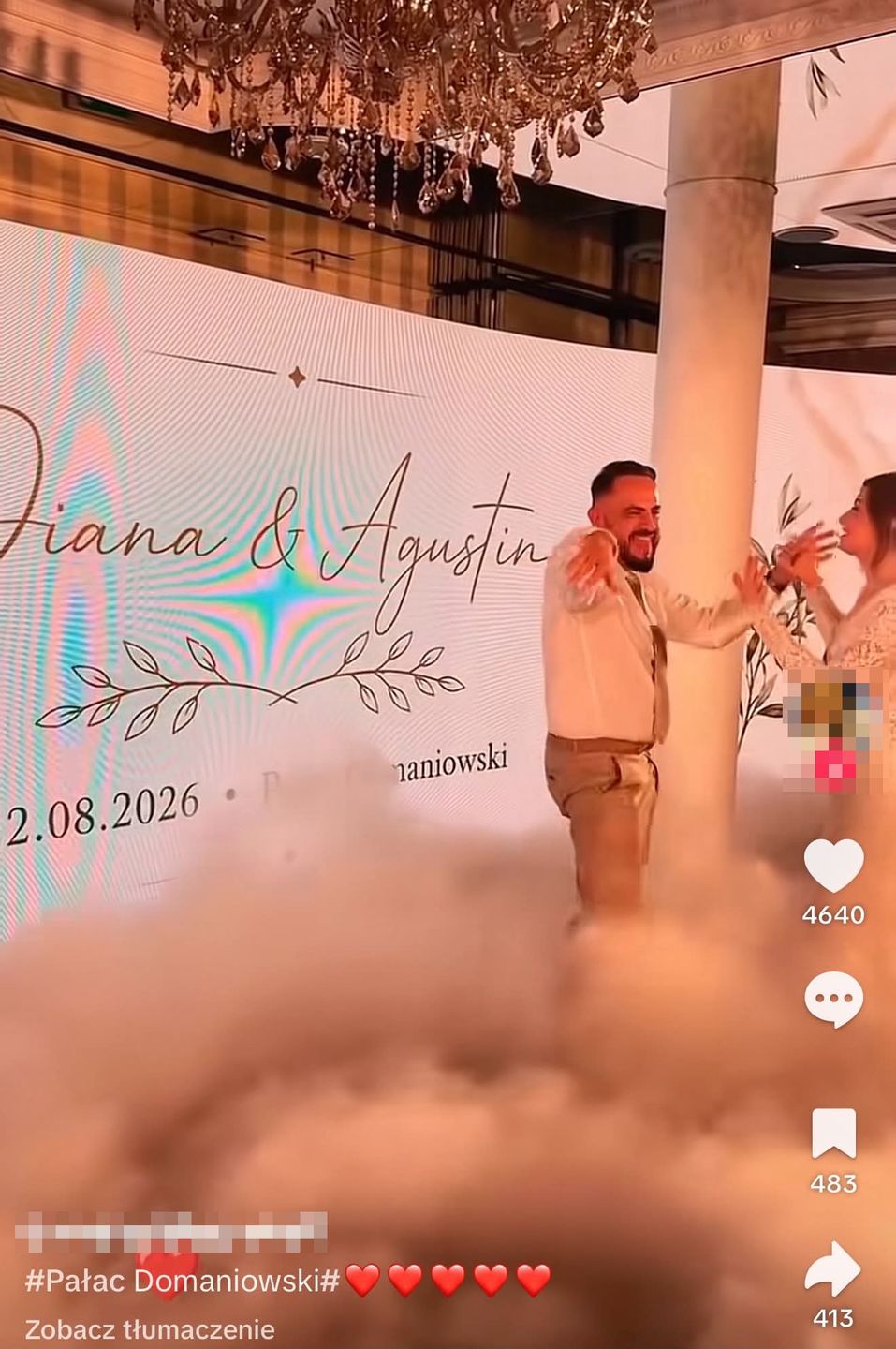 Pierwszy taniec Agustina Egurroli i Diany
