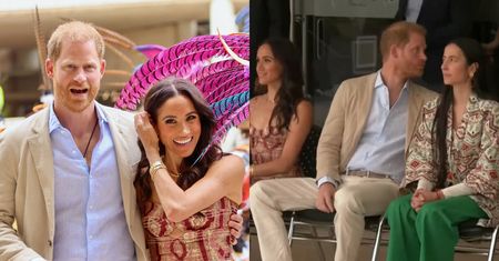 Książę Harry flirtował z inną kobietą na oczach Meghan Markle? Internauci ODPŁYWAJĄ pod nagraniem z Kolumbii: "To zaszło za daleko!"