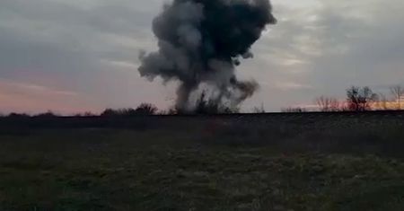 Udana akcja ukraińskich partyzantów. Nagranie eksplozji na torach