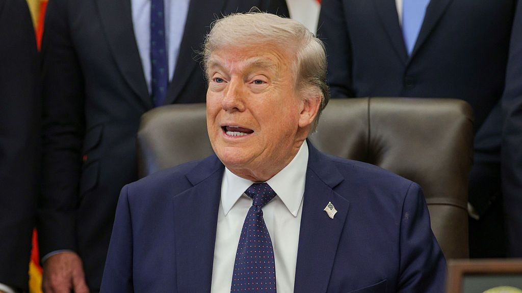 President Trump Promotes His Administration's Efforts To Make Health Care More Affordable
WASHINGTON, DC - APRIL 23: U.S. President Donald Trump speaks during an event on advancing health care affordability in the Oval Office of the White House on April 23, 2026 in Washington, DC. President Trump, promoting his administration's efforts to lower health care costs and address rising premiums, announced a deal with Regeneron Pharmaceuticals to lower certain drug prices sold on TrumpRx.gov in exchange for tariff relief. (Photo by Alex Wong/Getty Images)
Alex Wong
bestof, topix