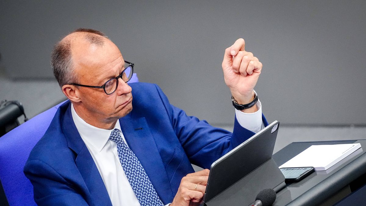Plenary session at the German Bundestag
04 June 2025, Berlin: German Chancellor Friedrich Merz attends a plenary session of German Parliament (Bundestag). Photo: Kay Nietfeld/dpa 
Dostawca: PAP/DPA.
Kay Nietfeld